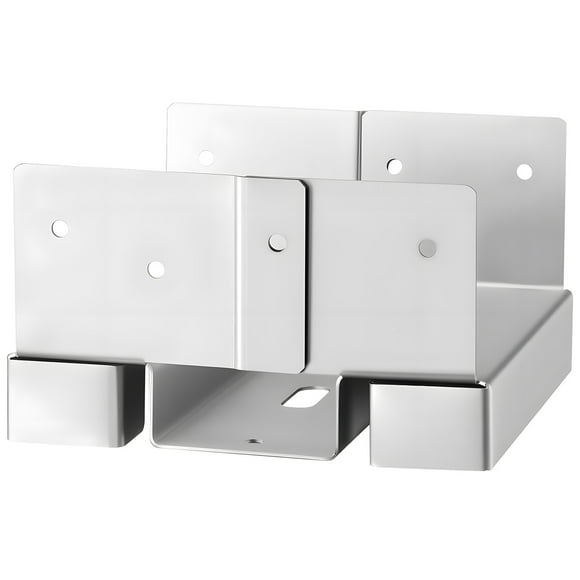 KFFKFF 6x6 Post Base 10 Pcs, Inner Size 5.49x5.57inch/139.5x141.5mm Concrete Post Anchor, Heavy-Duty Zinc-Plated Carbon Steel Posts Brackets