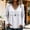 White, variant on Women Long Sleeve Fringe Tops Western Outfit V Tops Neck Tops Oversized Shirts Going Out Tops Fall Outfits Business Casual Tops Workout Tops Basic Long Sleeve Shirts Casual Top