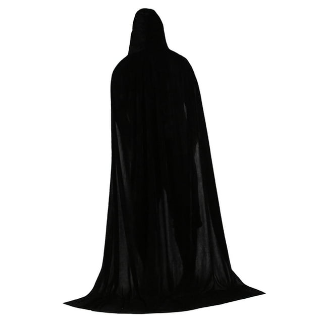 Cape Cape à Capuche en Velours pour Enfants Halloween, Robe Douce pour la Peau, Accessoire Durable 130 cm