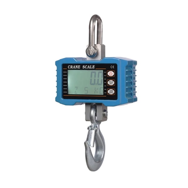 Balance Grue Numérique 1000kg/2000lb Industrielle Robuste Balance Suspendue Portable Électronique Balance LED, Portable