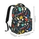 thumbnail image 2 of Disketp Bowling Ball Mochila Estampada para Hombre y Mujer – Mochila Ligera Clásica con Múltiples Bolsillos para Universidad, Trabajo y Viajes-One Size, 2 of 5