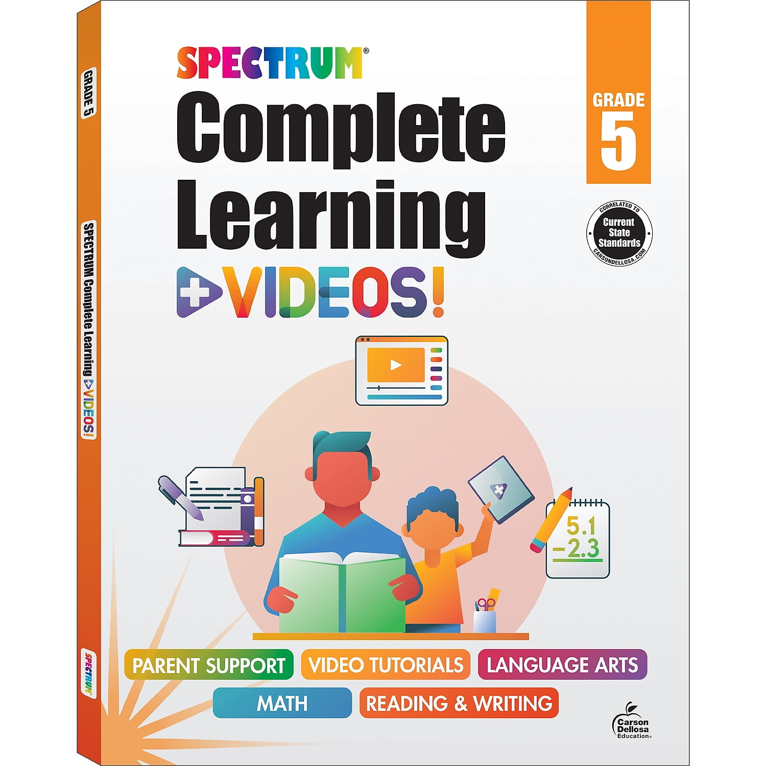 Spectrum Spectrum Paperback Workbook Complete Learning + Videos (705430)