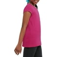 thumbnail image 3 of Hanes Girls Basic Short Sleeve T-Shirts, 2-Pack, Sizes 4-16, 3 of 7