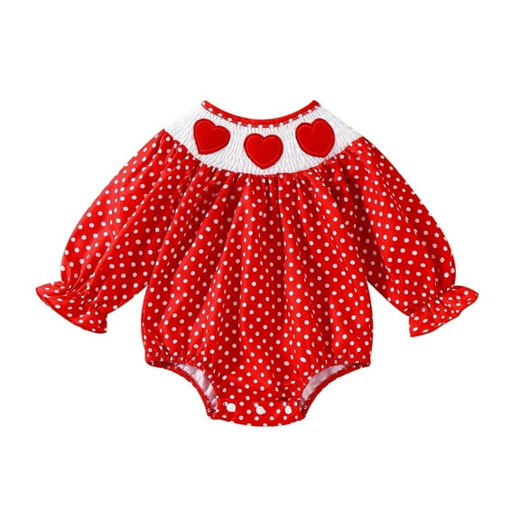 Baby Romper Love Toddler Girl Summer Outfits Long Sleeve Toddler Clothes Baby Girl Clothes 3-6 Months Cute boys' and girls' clothing