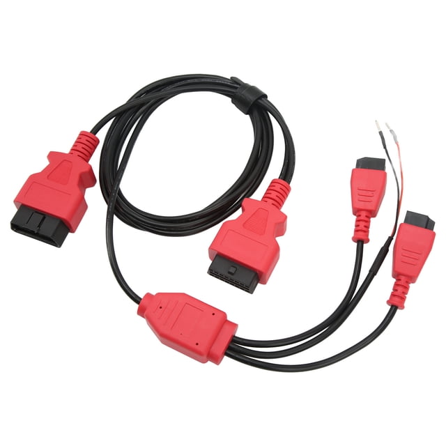 El adaptador del cable del conector del cable de diagnóstico de 12 y 8 pines se adapta a todos los vehículos FCA para diagnóstico, codificación y programación