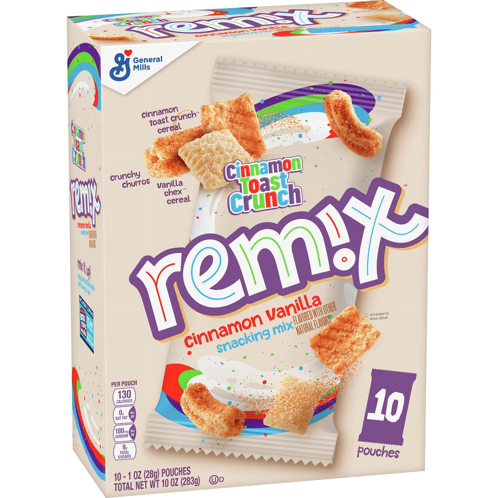 Cinnamon Toast Crunch Remix, Multipack, Snack Mix, 10 Pouches