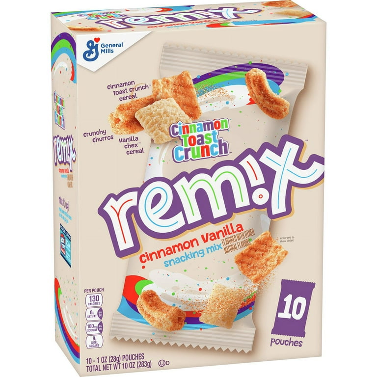 Cinnamon Toast Crunch Remix, Multipack, Snack Mix, 10 Pouches