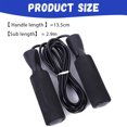 thumbnail image 2 of Basics Standard Jump Rope Adjustable Tangle-Free Skipping Rope with Steel Wire for Men Women, 2 of 5