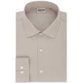 thumbnail image 1 of Kenneth Cole Mens Techni-Cole Button Down Dress Shirt, Beige, 16.5" Neck 32-33" Sleeve, 1 of 1