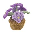 thumbnail image 3 of Handwoven Forget-Me-Not Plants: Easy to Maintain Artificial Flower Decorations, 3 of 11