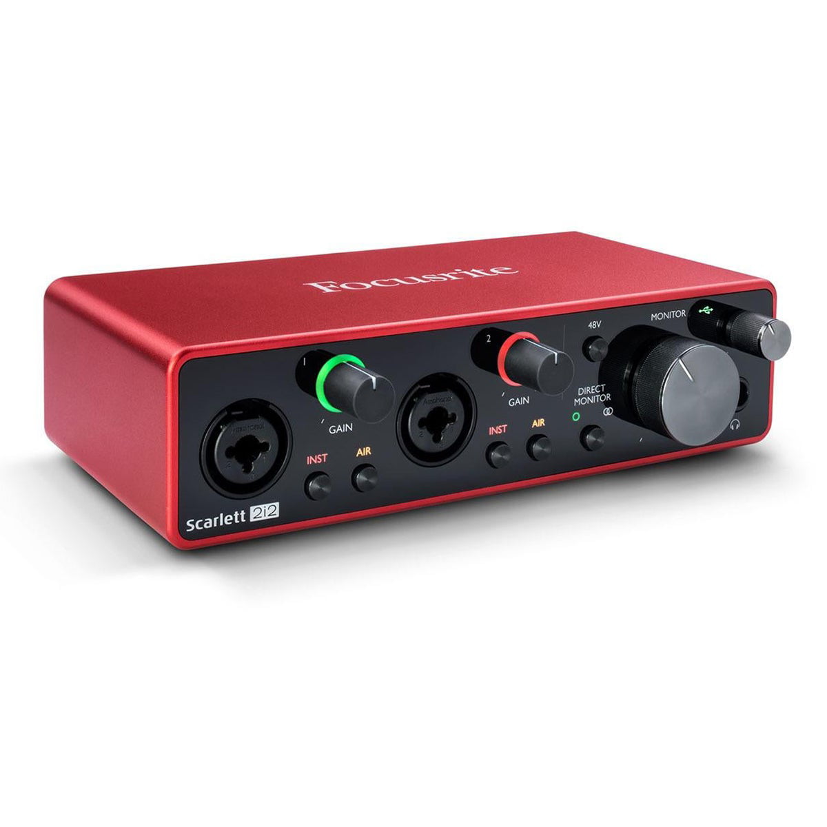 Focusrite Scarlett 2i2 2-In 2-Out USB Audio Interface, 3rd Generation