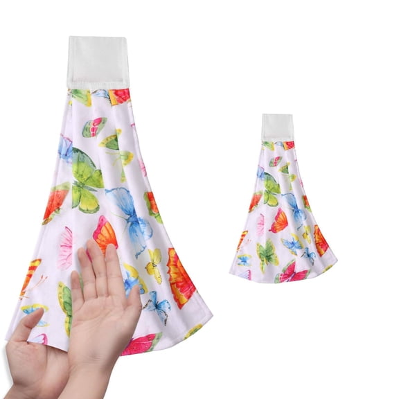 Apeya Hand Towel Yxht009-2-Hanging Loop Stylesoft & Absorbent,Washable,For Bathroom/Washroom/Guestroom/Hotel,Kitchen & Bathroom Use,Hand Towel