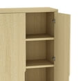 thumbnail image 6 of Rivington Modern Bookcase Cabinet in Natural Oak (5-Shelf) - Set of 3, 6 of 12