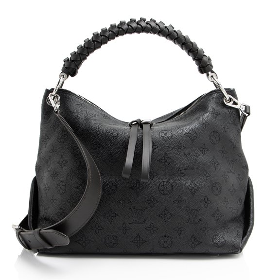Pre-Owned Louis Vuitton Mahina Leather Braided Beaubourg MM Hobo