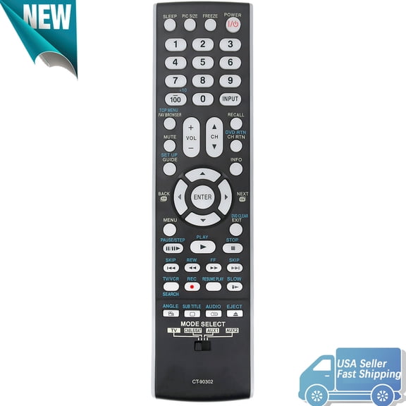New CT-90302 CT90302 Remote Control for TOSHIBA LED LCD HD TV SUB CT-90275