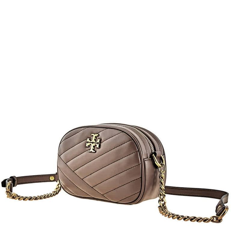 Tory Burch Kira Chevron Small Camera Bag- Classic Taupe