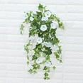 thumbnail image 4 of Artificial Faux Plant Flowers, Ongmies 26 Inch Faux Artificial Flowers 24 Bunch Artificial Petunia Faded Outdoor Flowers Petunia Realistic Outdoor, 4 of 4