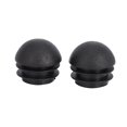 thumbnail image 1 of 2 Pcs 25mm Dia Plastic Round Tube Inserts End Blanking Caps Black, 1 of 8