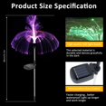 thumbnail image 4 of CNKOO 2PCS Solar Jellyfish Light Double Layer Solar Jellyfish Reed Light IP65 Waterproof 7 Color Changing Decorative Solar Lamp, 4 of 7