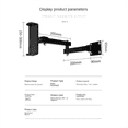 thumbnail image 2 of 1 * Wall Mount Tablet Stand 1 * Screw pack-Black, 2 of 8