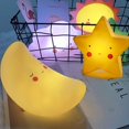 thumbnail image 3 of Regalo de Navidad Black Sales Friday Cyber Sale Monday Deals Linda luz nocturna para niños, bebé, guardería, dormitorio, lámpara LED, mesita de noche, sueño, estado de ánimo, luz nocturna, juguete de regalo para niños, estrellas pequeñas (amarillo) brillar Electrónica, 3 of 5