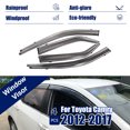 thumbnail image 3 of For 12-17 Toyota Camry Chrome Window Visors Rain Guards Vent Sun Shade Deflector, 3 of 7