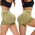 thumbnail image 3 of Yanyanz Shorts for Women,Women'S Tummy Athletic Shorts Stretch Workout Biker Shorts Butt Lifting Scrunch Gym Shorts Gym Shorts Women Workout Shorts Women Clearance Mint Green S, 3 of 5