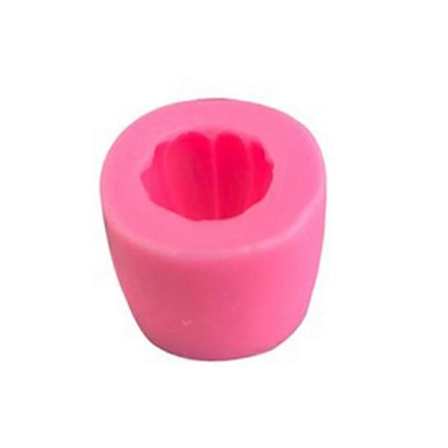 Molde de silicona Yashi forma de calabaza rosa para Halloween 4.9 x 4.9 x 3.7 CM