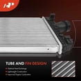thumbnail image 2 of A-Premium Turbo Intercooler Compatible with Buick Regal 2014-2017 & Chevrolet Malibu 2013-2015, L4 2.0L Turbocharged Sedan, 2 of 8