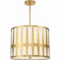 5 Light Pendant In Modern And Contemporary Style-18.25 Inches Tall And 24 Inches Wide-Antique Gold Finish Crystorama Lighting Roy-809-Ga