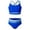 Blue, variant on Teen Swimsuits for Girls Double Strap 2 Piece Girls Swim Suit with Chest Pad Teen Swimsuits for Girls 14-15 Years