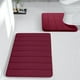 thumbnail image 1 of Xihbxyly Juego de Alfombrillas de Baño de Espuma, Absorción de Agua Suave, Base Antideslizante, Espuma Viscoelástica Cómoda, Decoración Moderna para Baño, Lavable a Máquina, 2 Unidades, 40 X 60 Cm, 4, 1 of 7