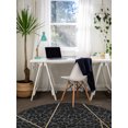 thumbnail image 2 of Geo Cheetah Black Office Mat by Kavka Designs, 2 of 3