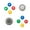 color, variant on Set of 10pcs Silicone Joystick Caps for Game Controller Replacement Directional Key Cover