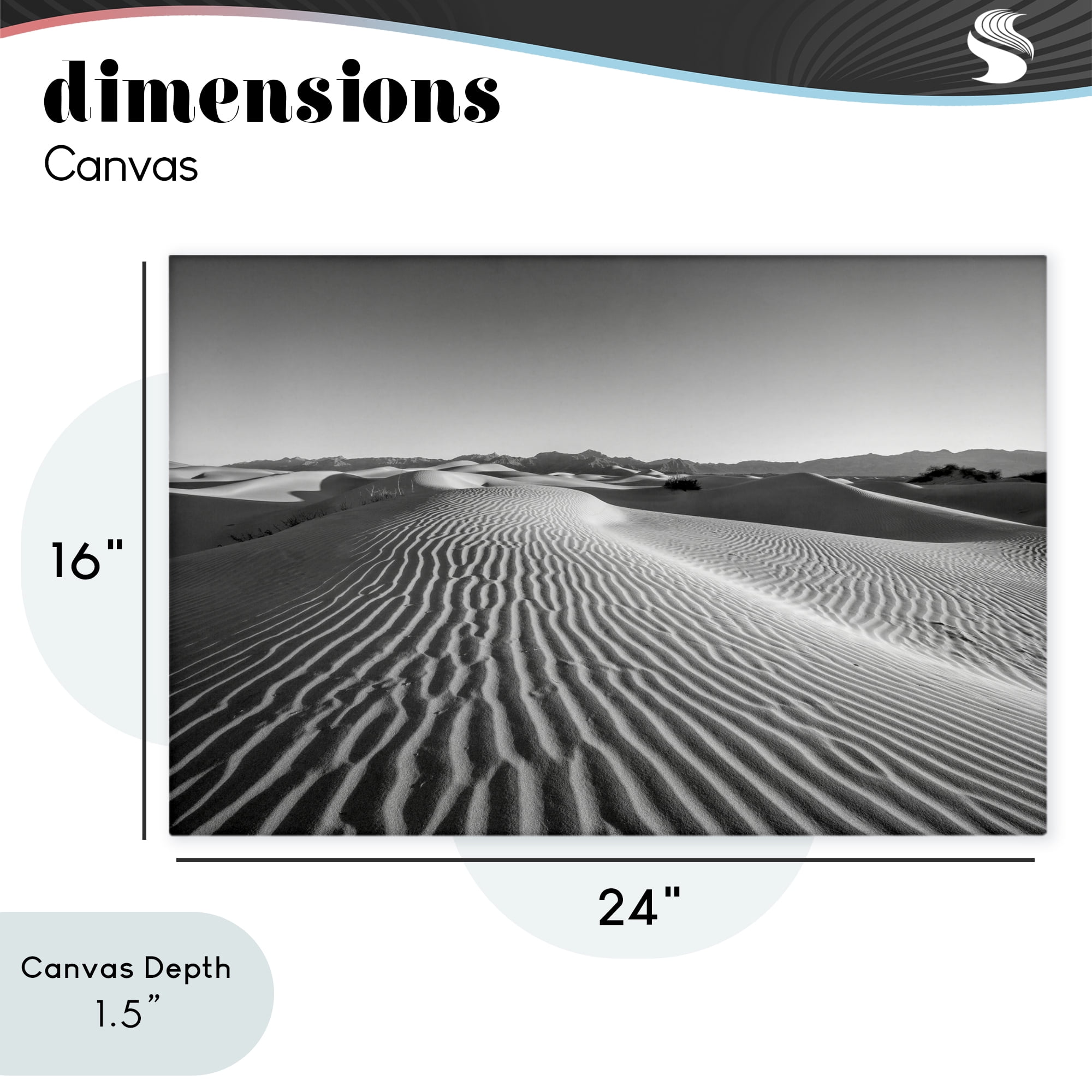 Stupell Industries Sand Waves In The Distance Canvas Wall Art, design by Jon Evan