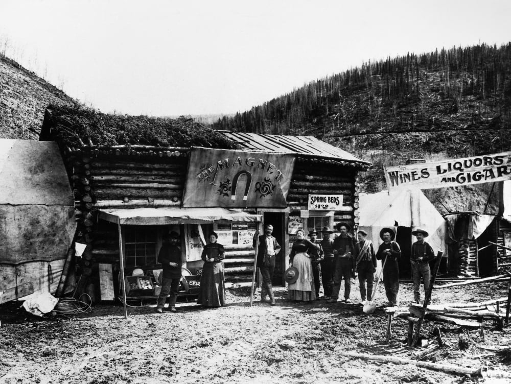 Dawson City C1898NThe A Store In The Gold Mining Town Of Dawson