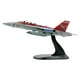 thumbnail image 2 of Adorno de modelo de caza F-18 a escala 1/100, simulación, recuerdo, decoración de mesa, colección de aviones, modelo de avión para sala de estar., 2 of 9