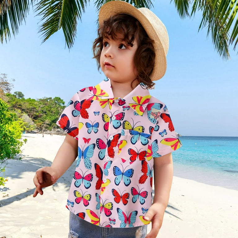 AWZXDE Stylish Summer Gentleman Graphic Tee for Toddler Boys