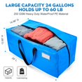 thumbnail image 2 of AlexHome Moving Bags Heavy Duty,Extra Large Packing Bags for Moving,Reusable Plastic Moving Totes,Clothes Storage Containers,Moving Supplies Bins,Compatible with Ikea Frakta Cart (Blue,Set of 5), 2 of 4
