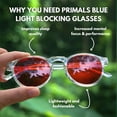 thumbnail image 4 of Gafas que bloquean la luz azul PRIMALS Extra Strength Red Lens, 4 of 9