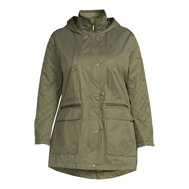 Plus size deals anorak jacket walmart