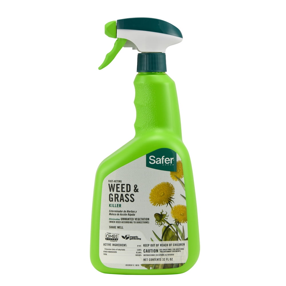 Safer Brand Fast Acting Weed & Grass Killer 32 fl oz ReadytoUse Spray
