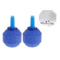 thumbnail image 2 of 10 difusores de burbujas minerales con forma de bola para acuario, bomba de pecera e hidroponía, 20 x 20 mm (azul), 2 of 7