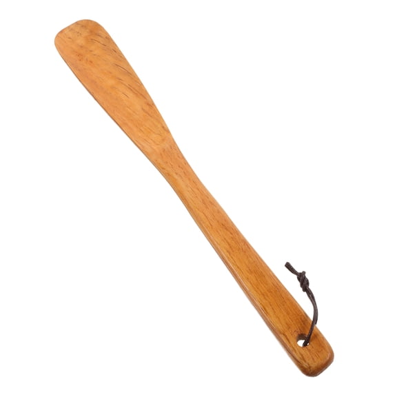 Raindrops 1Pack Long Handle Wooden Shoe Horn for Men and Women 32.00X3.80X1.50in