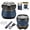 Blue, variant on aomogo Body Hair Trimmer & Head Shavers for Bald Men, Wet/Dry Shaving Razor with LED Display, Manscape Ball Pubic Hair Trimmer, Head Electric Shavers Razor Kit