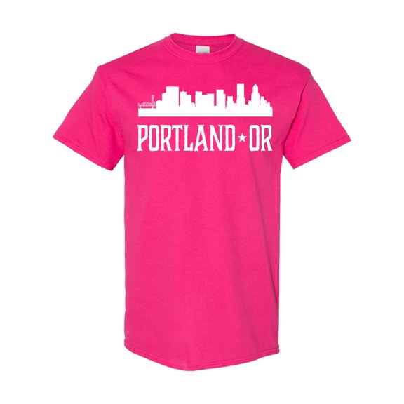 Inktastic Portland Oregon Skyline or Cities T-Shirt