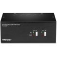 thumbnail image 4 of TRENDnet 2-Port Dual Monitor DisplayPort KVM Switch with Audio, TK-240DP, 2-Port USB 2.0 Hub, 4K UHD Resolutions Up to 3840 x 2160, Connect Two DisplayPort Monitors, Dual Monitor 2 Port KVM Switch, 4 of 10