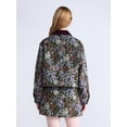 thumbnail image 5 of Free Assembly Women's and Women's Plus Cropped Jacquard Utility Jacket, Sizes XS-4X, 5 of 8