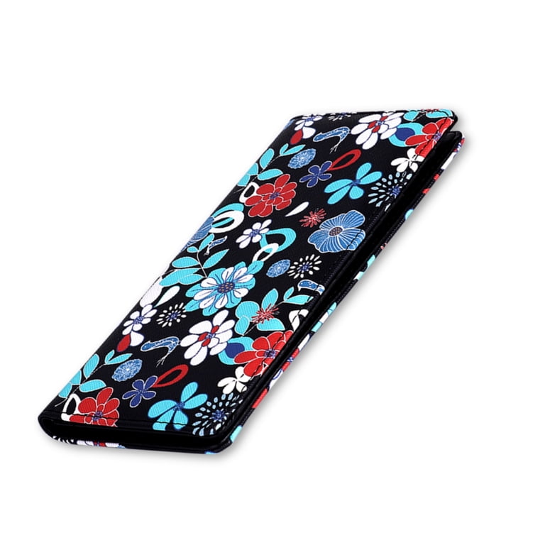 Hawee Women's Long Bifold Wallet, Ultra Slim RFID photo 1