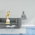 thumbnail image 2 of Colección de figuras de Buda con caballo y mono para dormitorio, sala de estar, hotel, patio, centro de mesa y adorno de escritorio., 2 of 8
